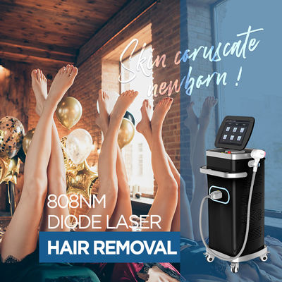 Machine professionnelle d'épilation de laser de diode 808nm pour le message publicitaire