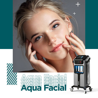 Dermabrasion de épluchage ultrasonique font face à l'oxygène de Jet Peel Injector Facial Water de machine de soin