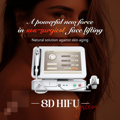 CE 8d machine Hifu rajeunissement de la peau soins de la peau dispositif facial micro-courant