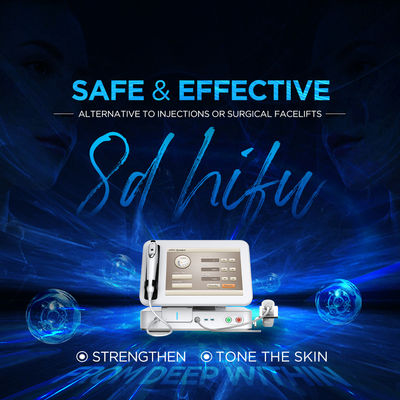 Ultrasons concentrés haute intensité Hifu 8d machine à visage AC110V-240V