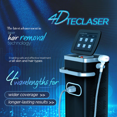 4 longueurs d'onde Glace Titane 808 Diode Laser 755 808 1064 Pour l' épilationPopulaire