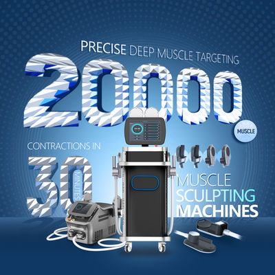 Améliorez la popularité EMS Sculpt réduction de graisse construire le stimulateur de la musculature de la machine de sculpture